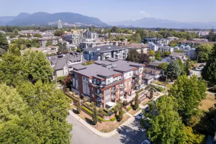 Exterior Rear Photo of 401 2389 Hawthorne Avenue, Port Coquitlam, BC
