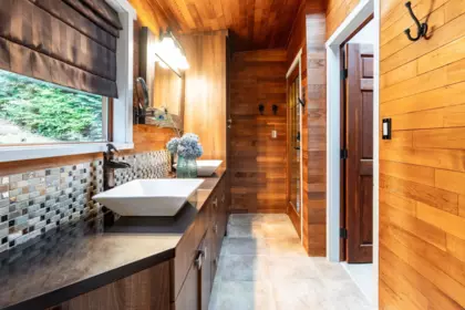 Garage Interior Photo of 3543 Bedwell Bay Road, Belcarra, BC
