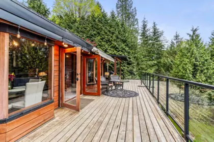 Living Room Photo of 3543 Bedwell Bay Road, Belcarra, BC