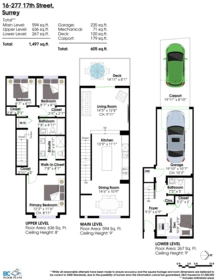 16 277 171 Street, Surrey, BC, Surrey — Townhouse for sale