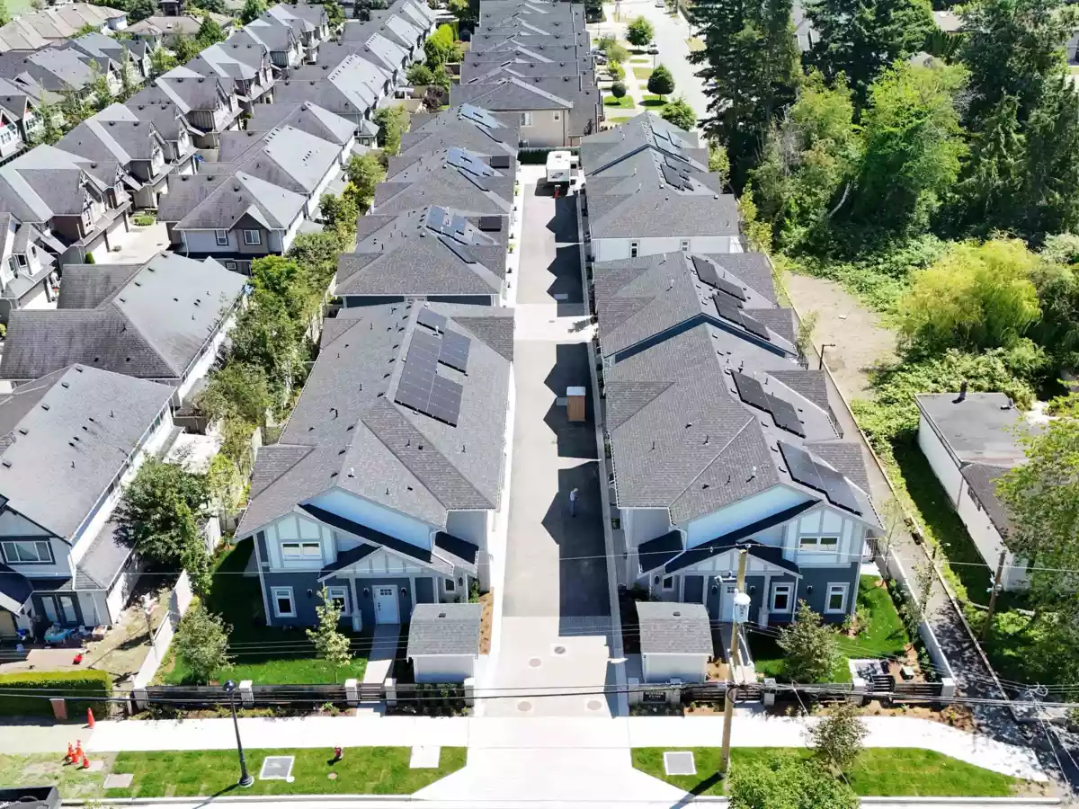 Exterior Rear Photo of 6 7100 Ash Street, Richmond, BC