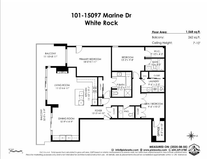 Exterior Rear Photo of 101 15097 Marine Drive, White Rock, BC