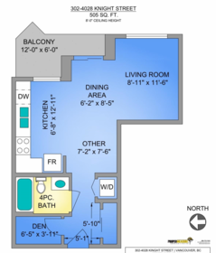 Pantry Photo of 302 4028 Knight Street, Vancouver, BC