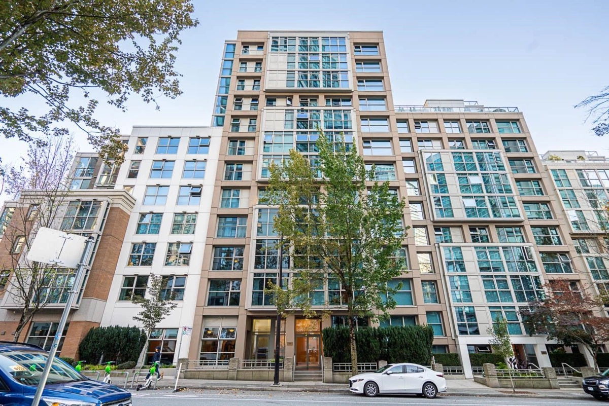 Exterior Rear Photo of 603 1318 Homer Street, Vancouver, BC