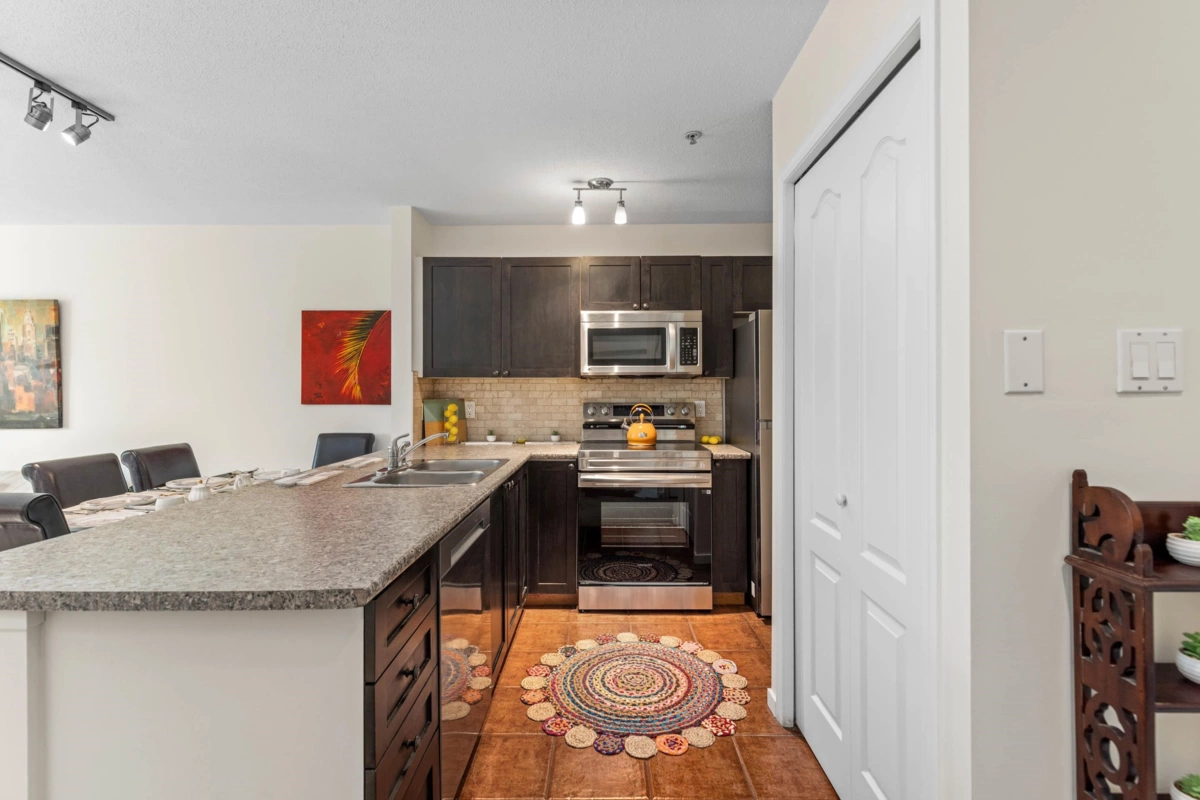 Dining Area Photo of 203 4314 Main Street, Whistler, BC
