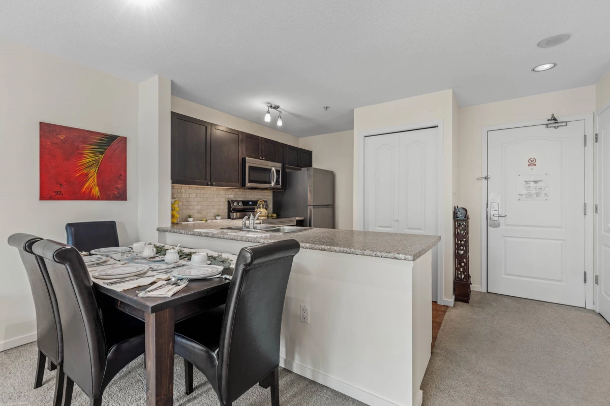 Kitchen Island Photo of 203 4314 Main Street, Whistler, BC
