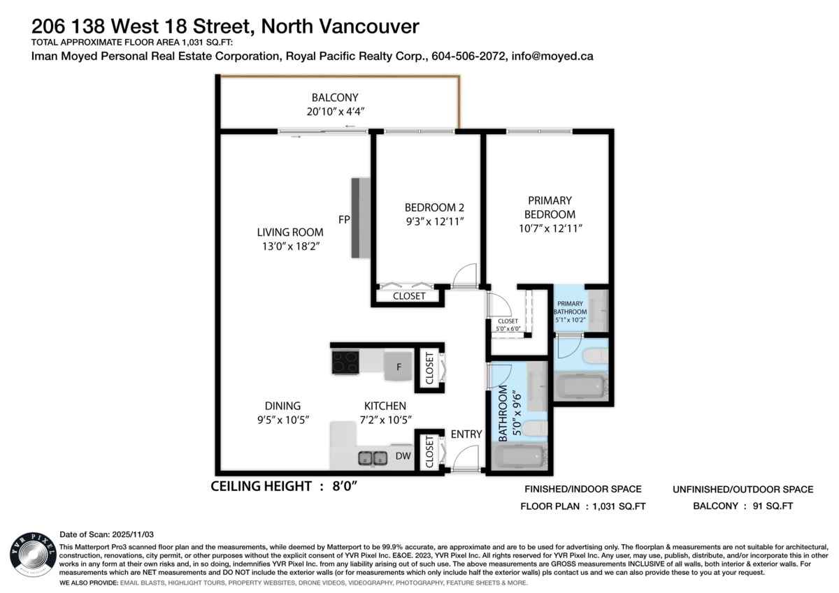 Staircase Photo of 206 138 W 18th Street, North Vancouver, BC