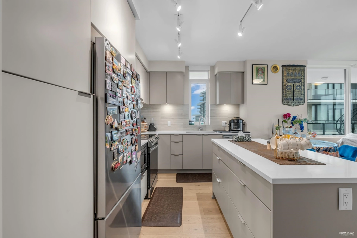 Kitchen Island Photo of 702 8725 University Crescent, Burnaby, BC