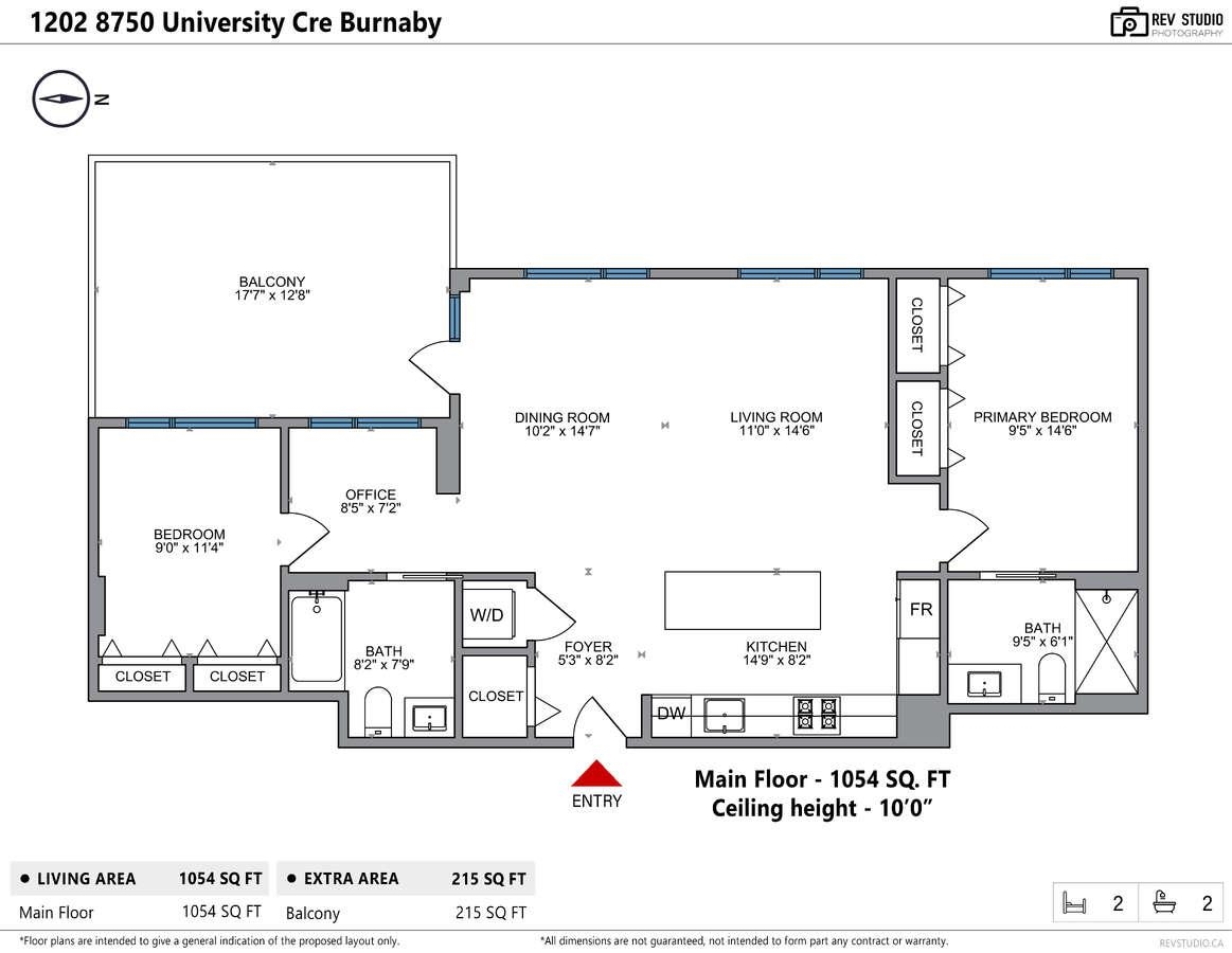 Walk-In Closet Photo of 1202 8750 University Crescent, Burnaby, BC