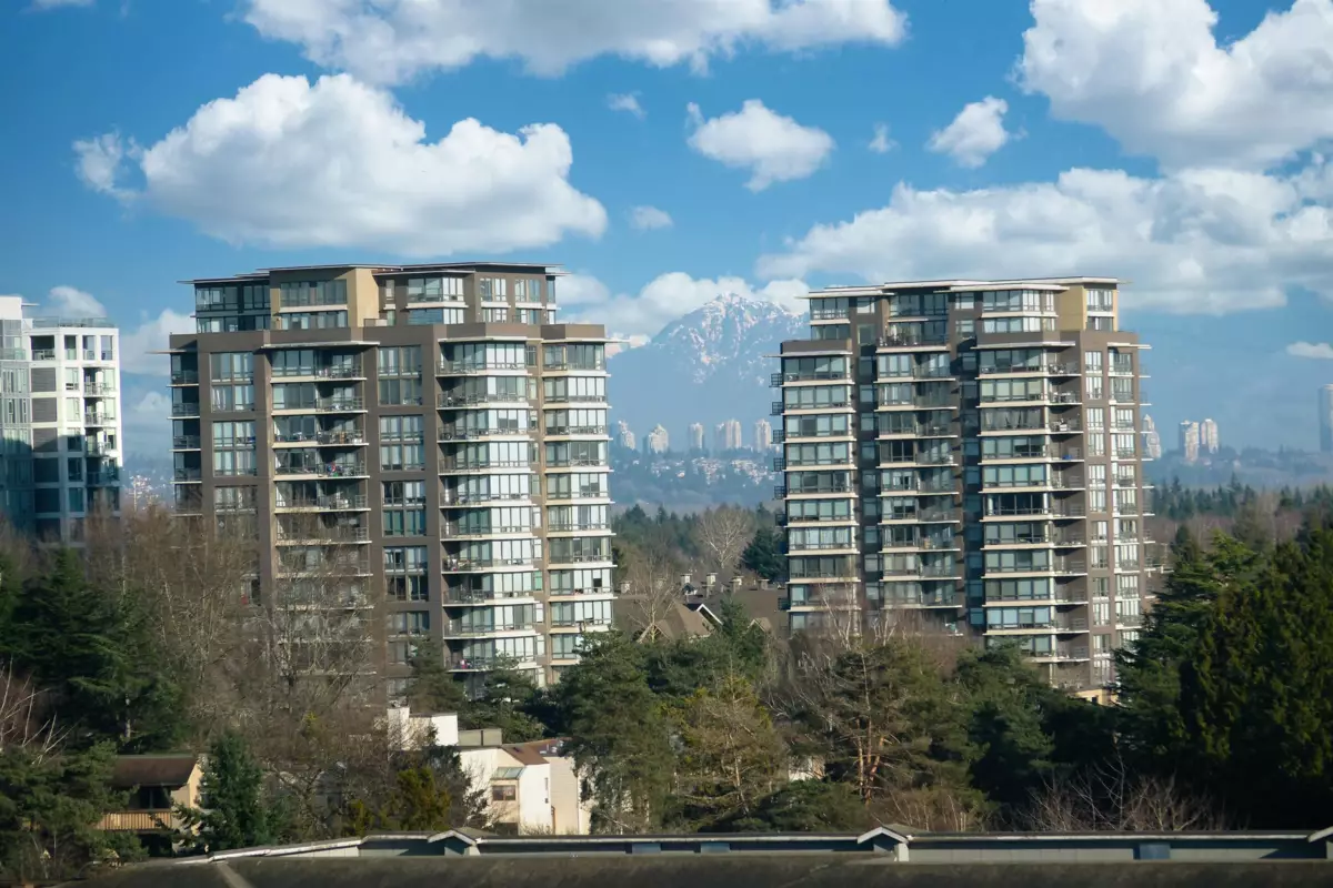 Living Room Photo of 1102 8333 Anderson Road, Richmond, BC