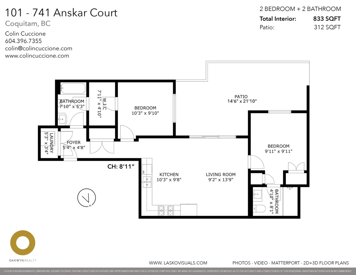 Basement Recreation Room Photo of 101 741 Anskar Court, Coquitlam, BC