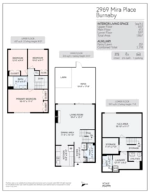 Aerial View of 2969 Mira Place, Burnaby, BC