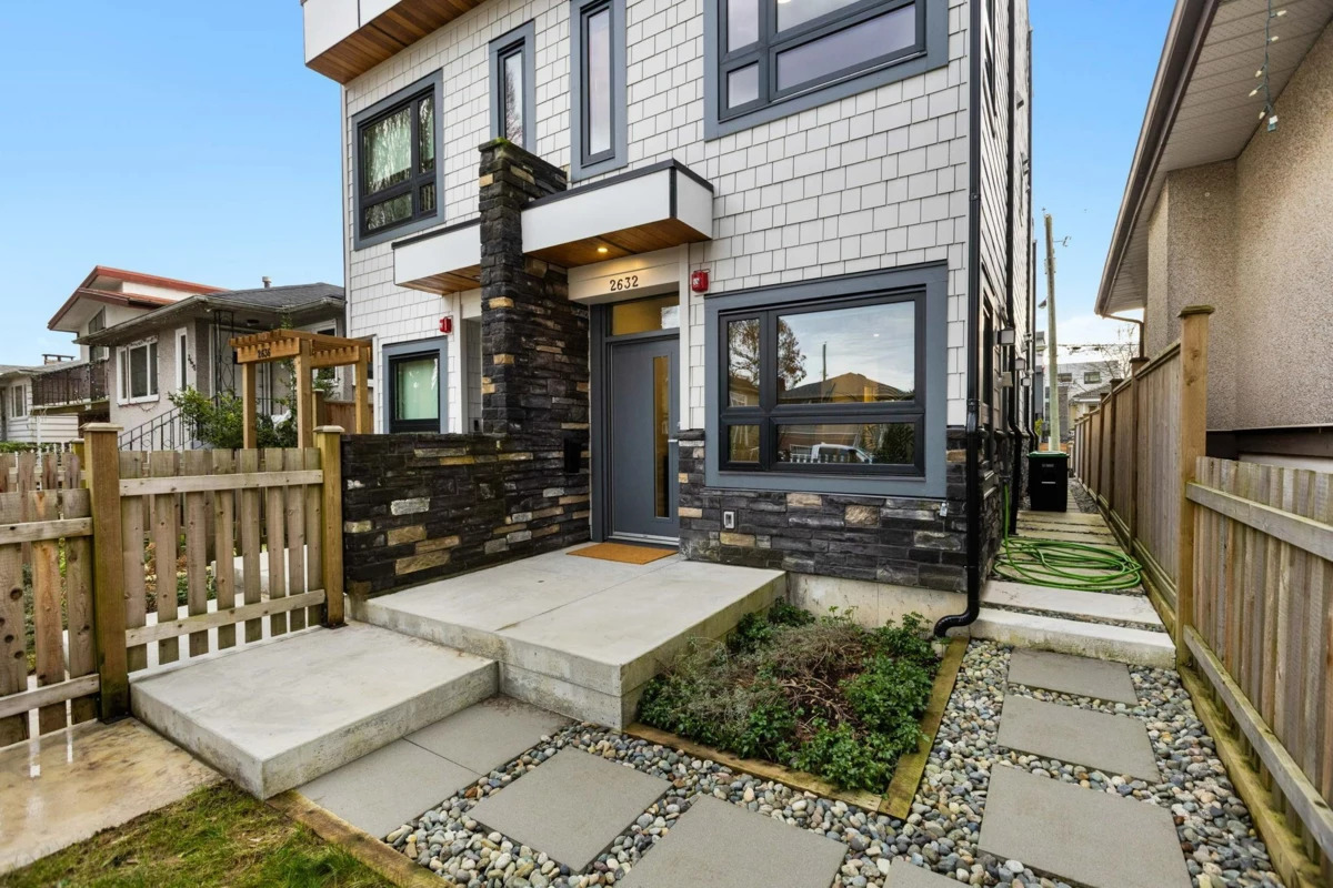 Aerial View of 2632 Ward Street, Vancouver, BC