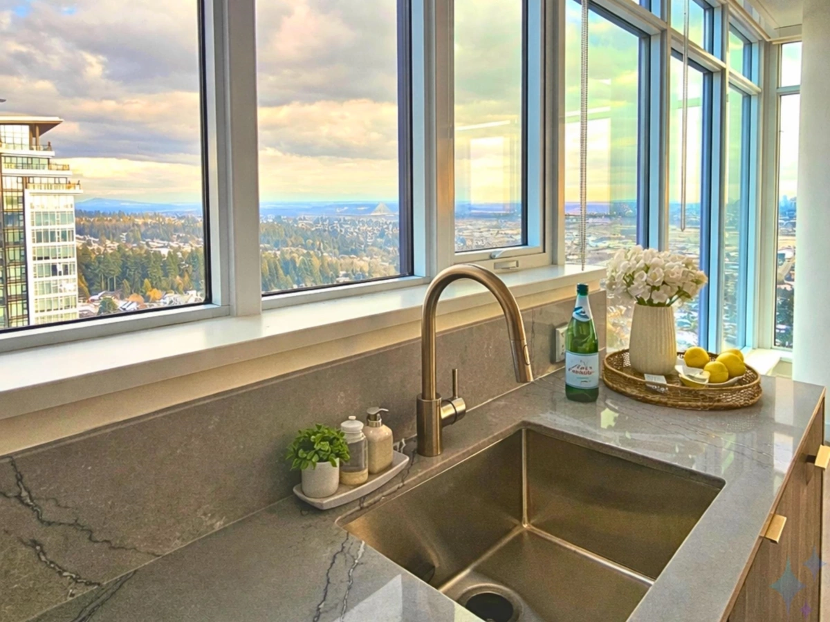 Dining Area Photo of 2102 505 Nelson Street, Coquitlam, BC