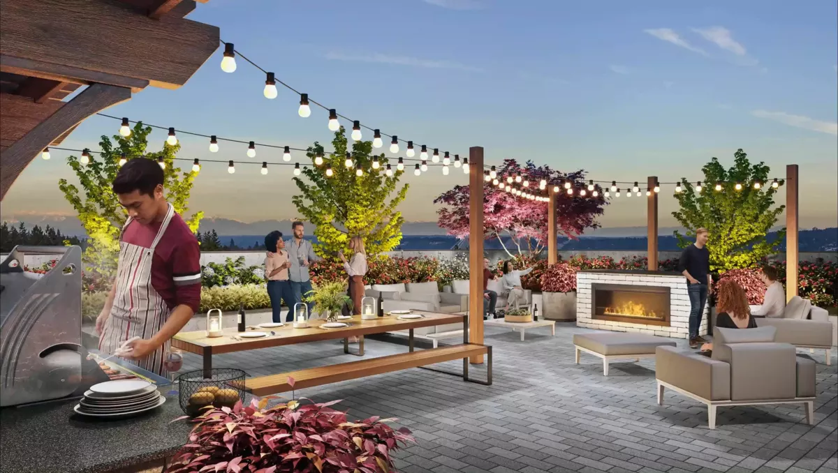 Outdoor Patio Photo of 2102 505 Nelson Street, Coquitlam, BC