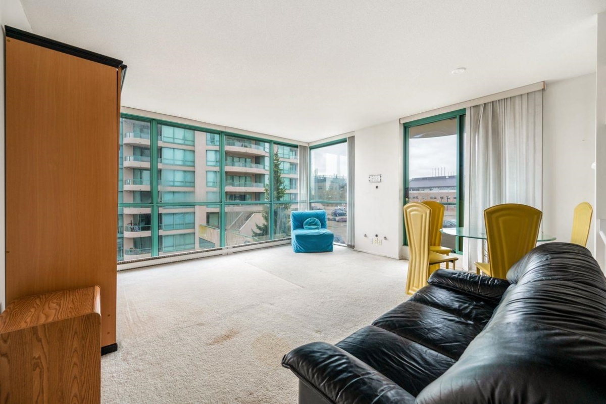 Living Room Photo of 402 8851 Lansdowne Road, Richmond, BC