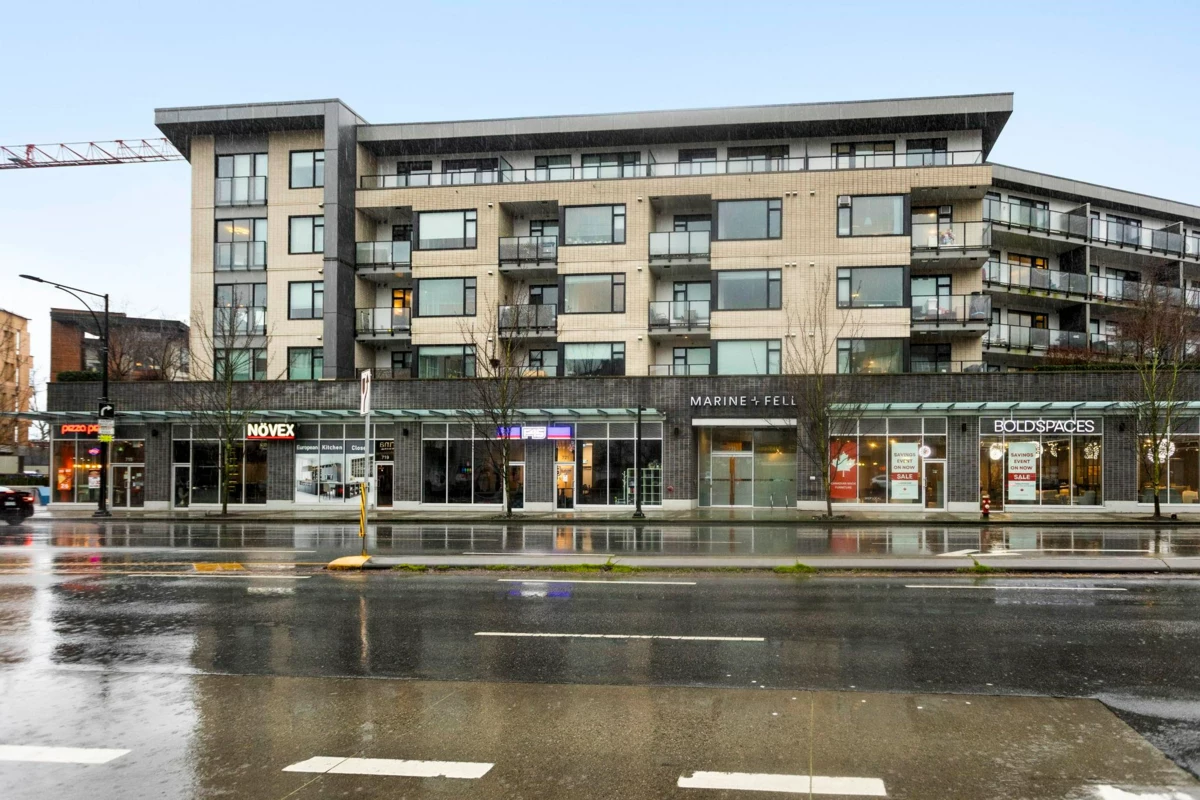 Exterior Rear Photo of 201 725 Marine Drive, North Vancouver, BC