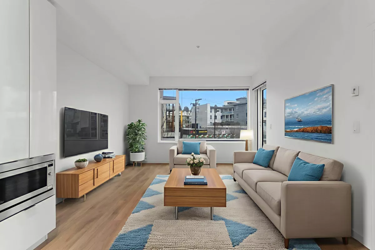 Family Room Photo of 201 725 Marine Drive, North Vancouver, BC