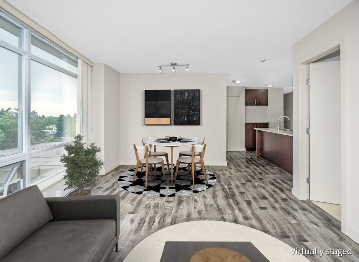 Living Room Photo of 901 8288 Lansdowne Road, Richmond, BC