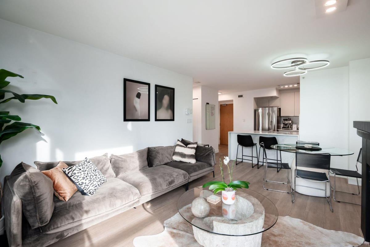 Family Room Photo of 402 1003 Pacific Street, Vancouver, BC