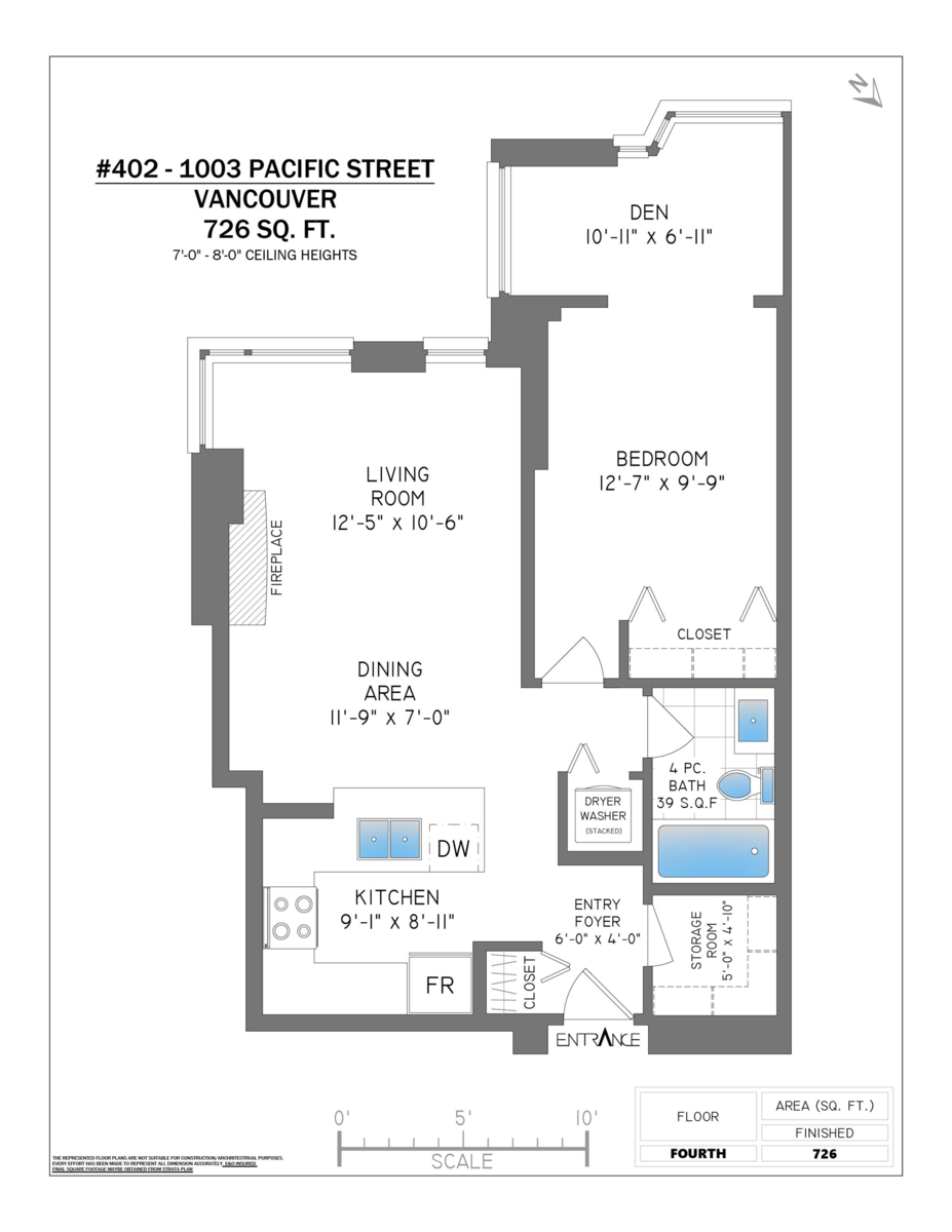 Mudroom Photo of 402 1003 Pacific Street, Vancouver, BC