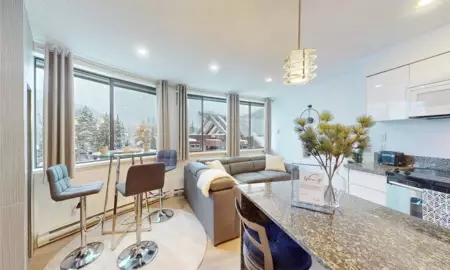 Kitchen Island Photo of 301 4111 Golfers Approach, Whistler, BC