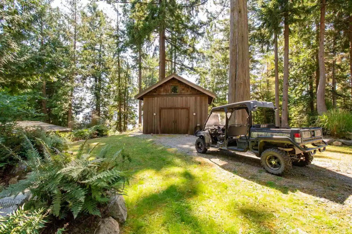 Aerial View of 1010 Taki-Te-Si Road, Gambier Island, BC