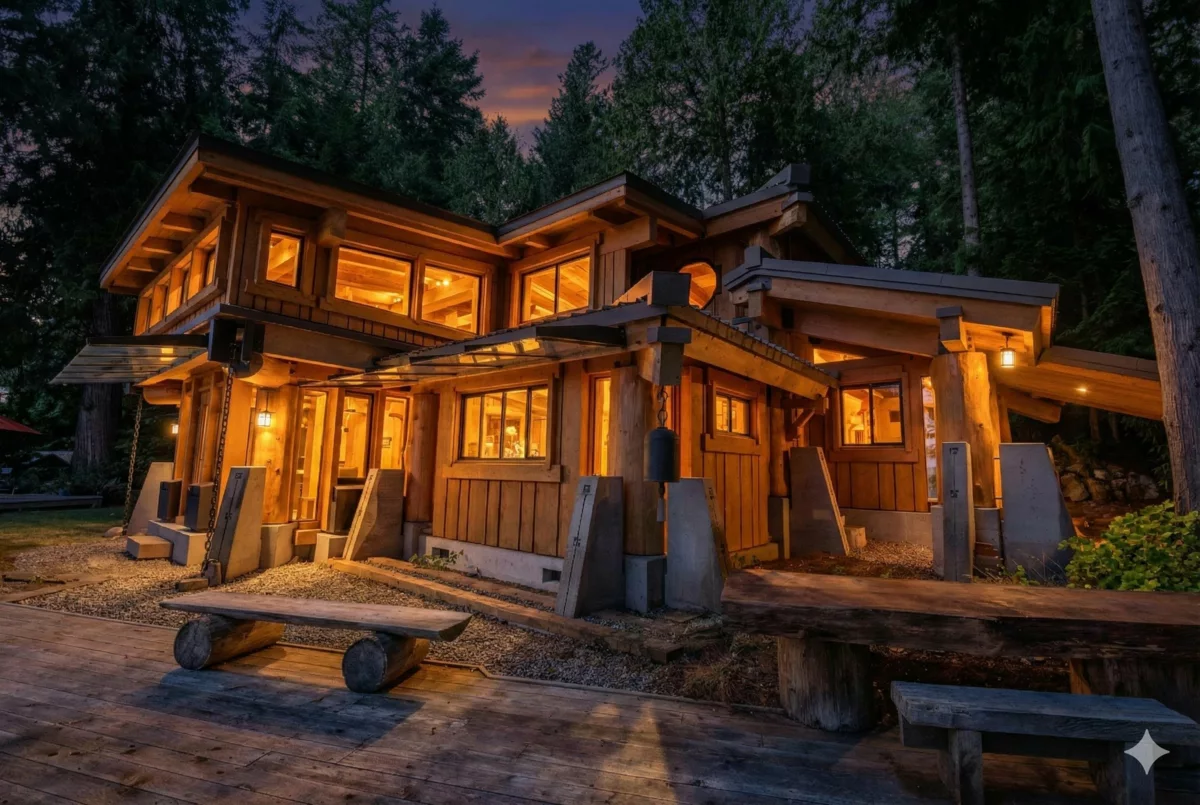 Dining Area Photo of 1010 Taki-Te-Si Road, Gambier Island, BC