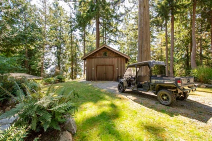 Aerial View of 1010 Taki-Te-Si Road, Gambier Island, BC
