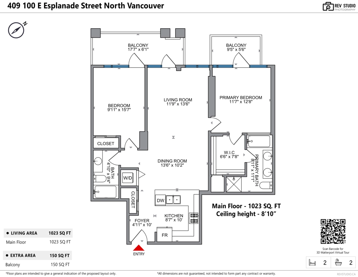 Aerial View of 409 100 E Esplanade Street, North Vancouver, BC