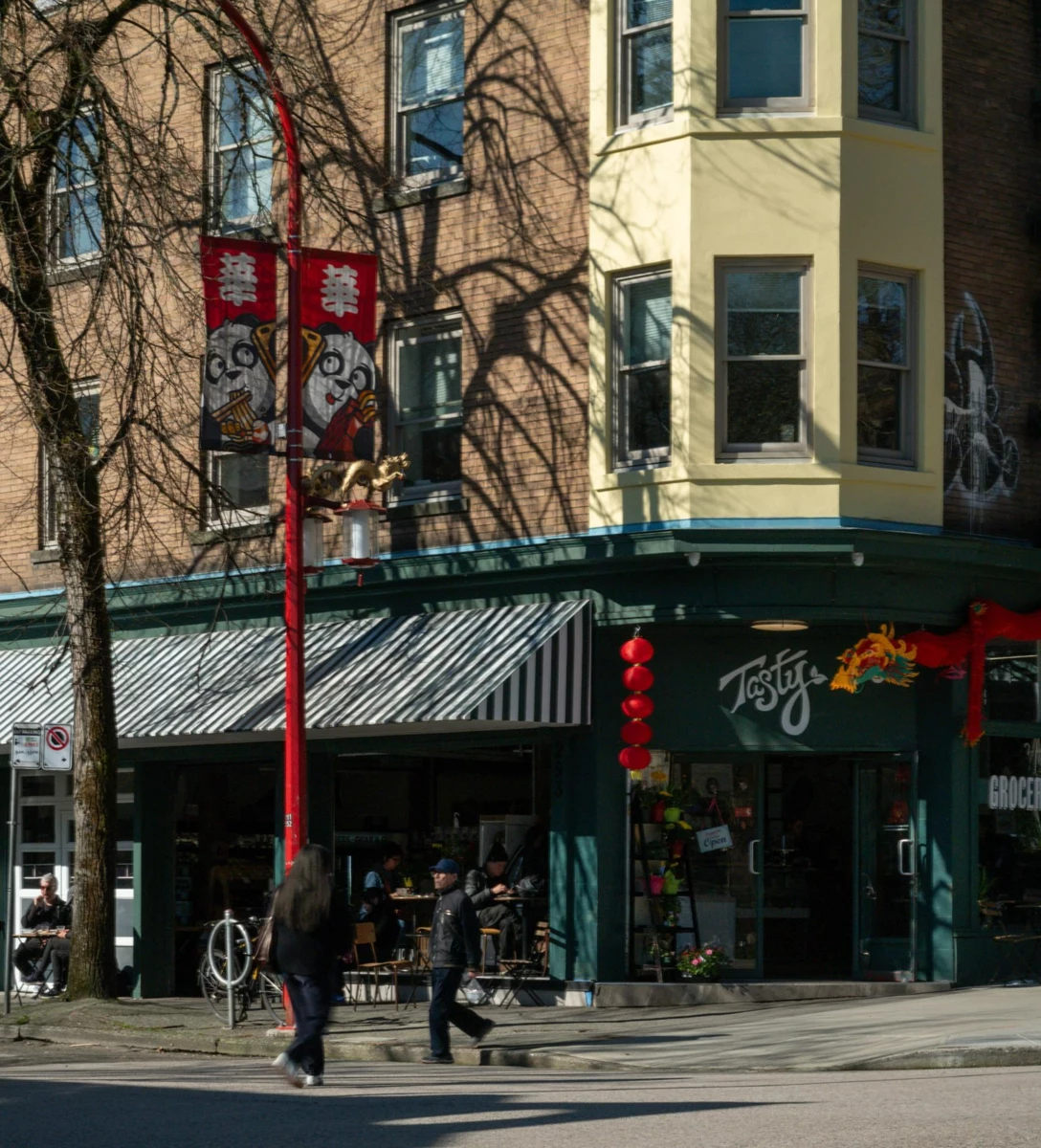 Aerial View of 723 Union Street, Vancouver, BC