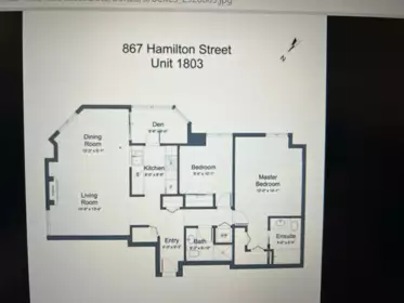 Office / Den Photo of 1803 867 Hamilton Street, Vancouver, BC