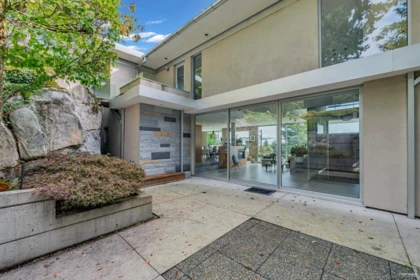 Aerial View of 4313 Rockridge Road, West Vancouver, BC