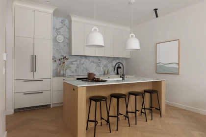 Kitchen Photo of 2 3449 W 22nd Avenue, Vancouver, BC