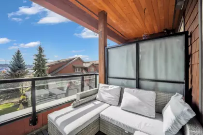 Outdoor Deck Photo of 307 240 Salter Street, New Westminster, BC