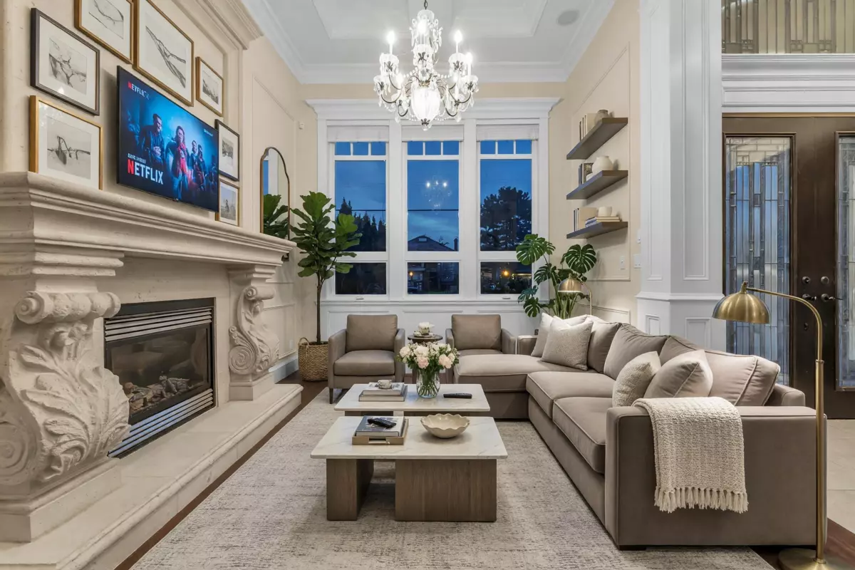 Living Room Photo of 6100 Maple Road, Richmond, BC