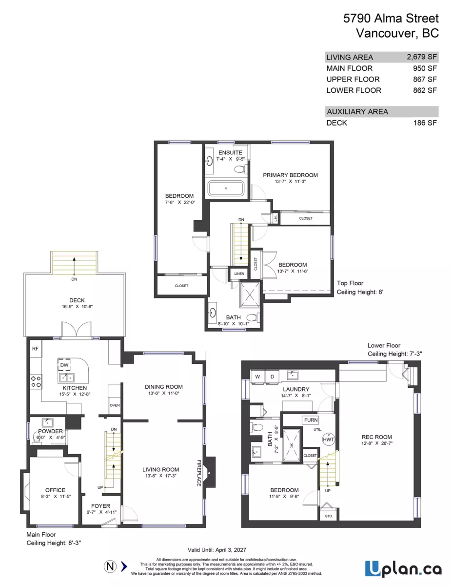 Exterior Rear Photo of 5790 Alma Street, Vancouver, BC