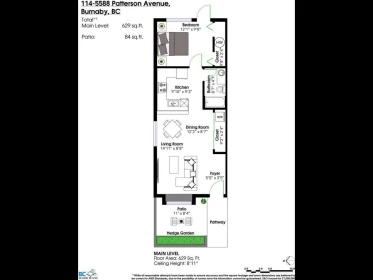Guest Bathroom Photo of 114 5588 Patterson, Burnaby, BC
