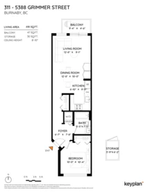 Pantry Photo of 311 5388 Grimmer Street, Burnaby, BC