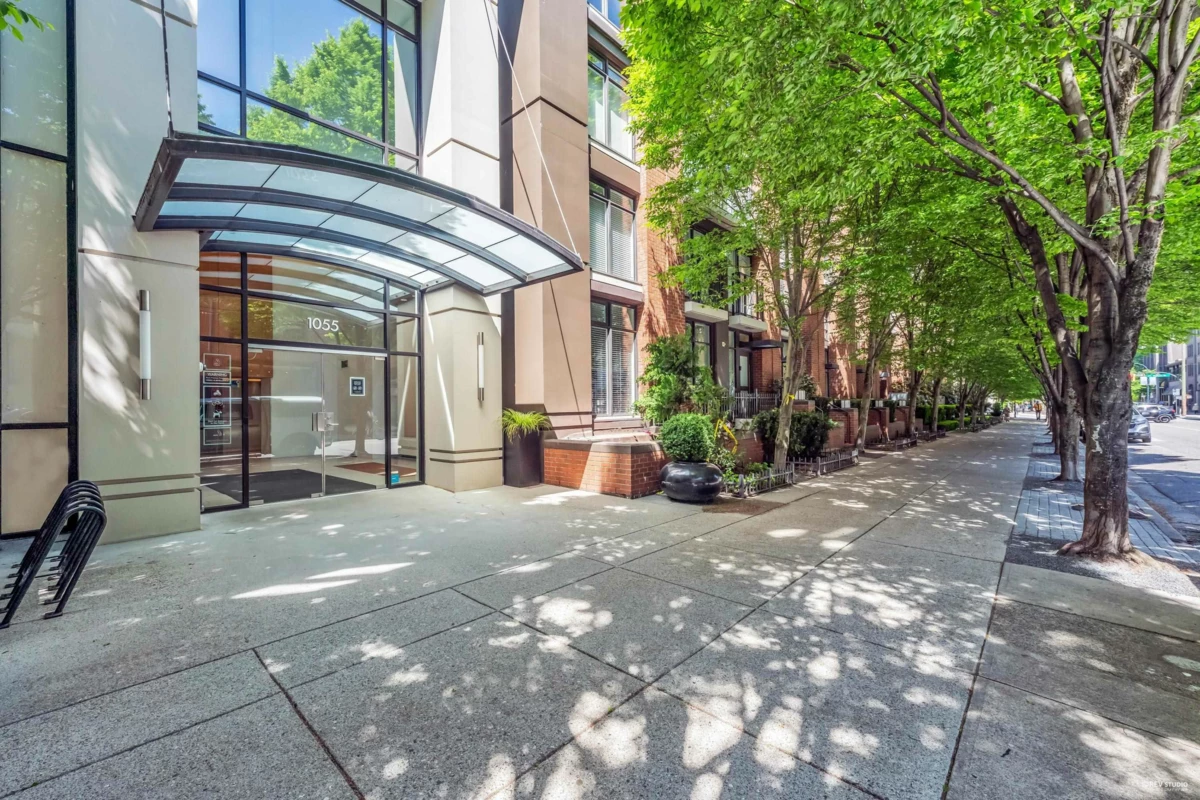 Exterior Rear Photo of 605 1055 Homer Street, Vancouver, BC