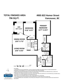 Mudroom Photo of 905 822 Homer Street, Vancouver, BC
