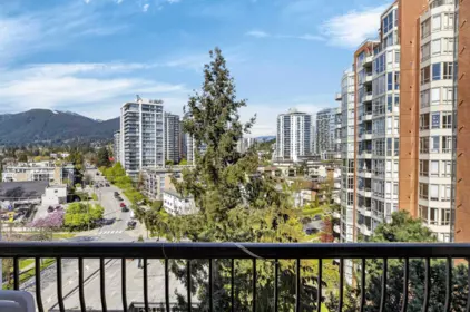 Aerial View of 1105 701 W Victoria Park, North Vancouver, BC