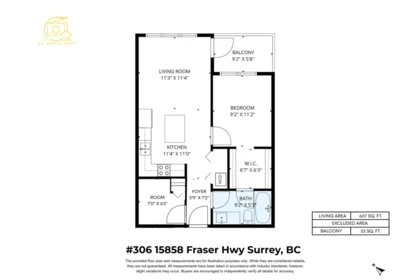 Outdoor Deck Photo of 306 15858 Fraser Highway, Surrey, BC