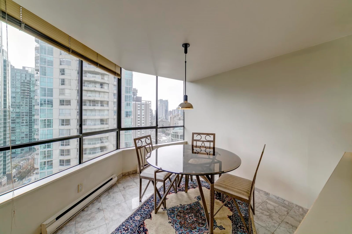 Dining Area Photo of 1902 738 Broughton Street, Vancouver, BC