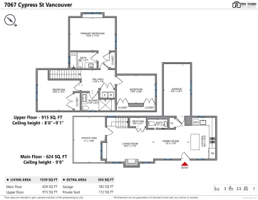 Basement Recreation Room Photo of 7067 Cypress Street, Vancouver, BC