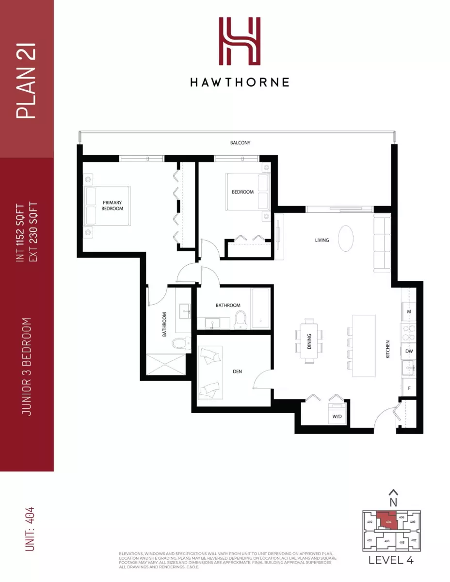 Exterior Rear Photo of 404 2277 Hawthorne Avenue, Port Coquitlam, BC