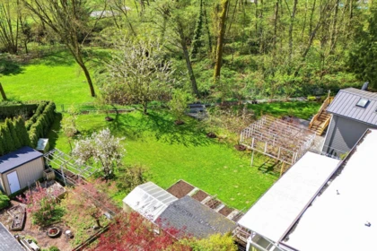 Aerial View of 5180 Springdale Court, Burnaby, BC