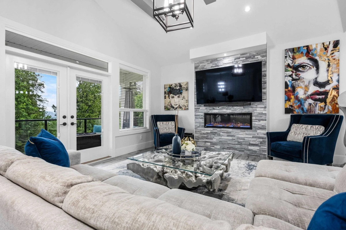 Living Room Photo of 34 8295 Nixon Road, Chilliwack, BC