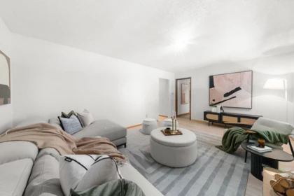 Aerial View of 2297 Bowser Avenue, North Vancouver, BC