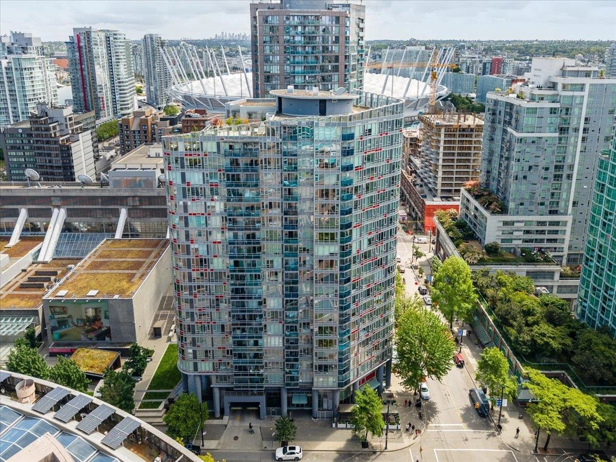 Exterior Rear Photo of 805 788 Hamilton Street, Vancouver, BC